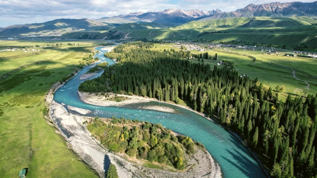 River valley in Kurdining