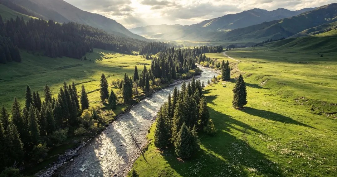 River winding through the Tangbula landscape
