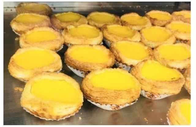 Hong Kong-style flaky egg tart