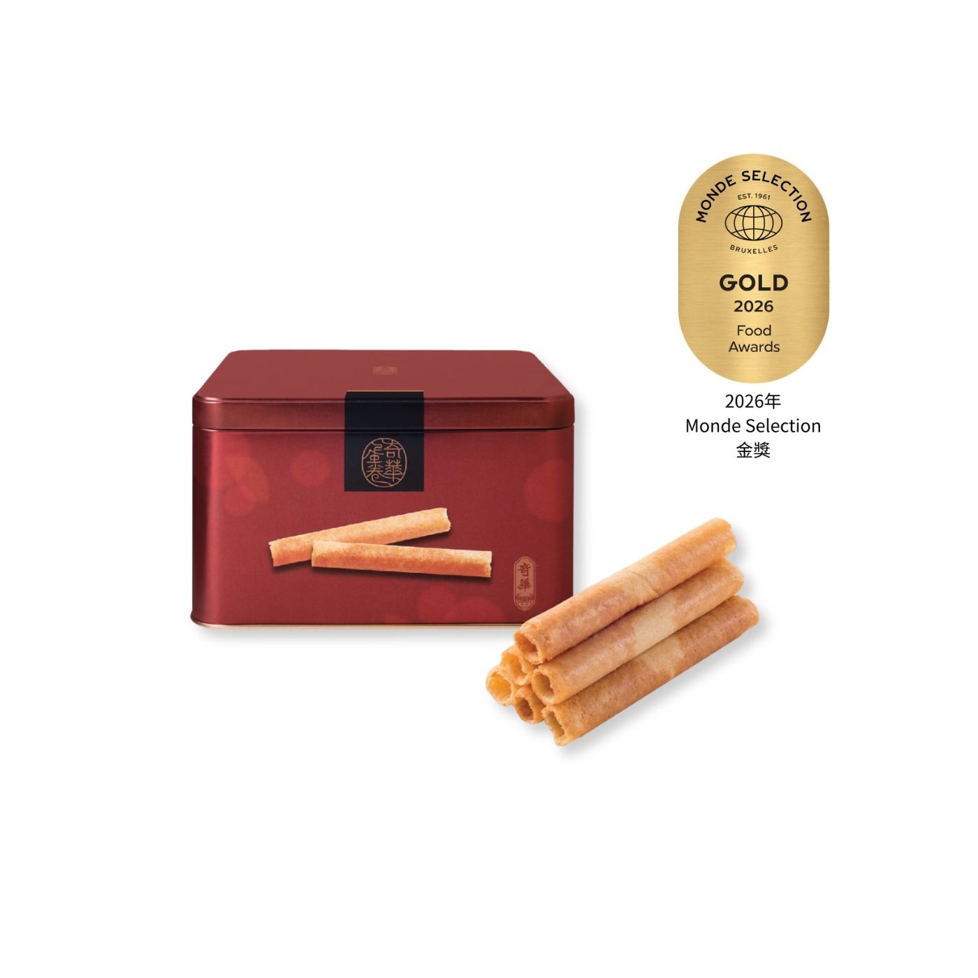 Kee Wah Butter Egg Rolls (400 g) Reference image 1