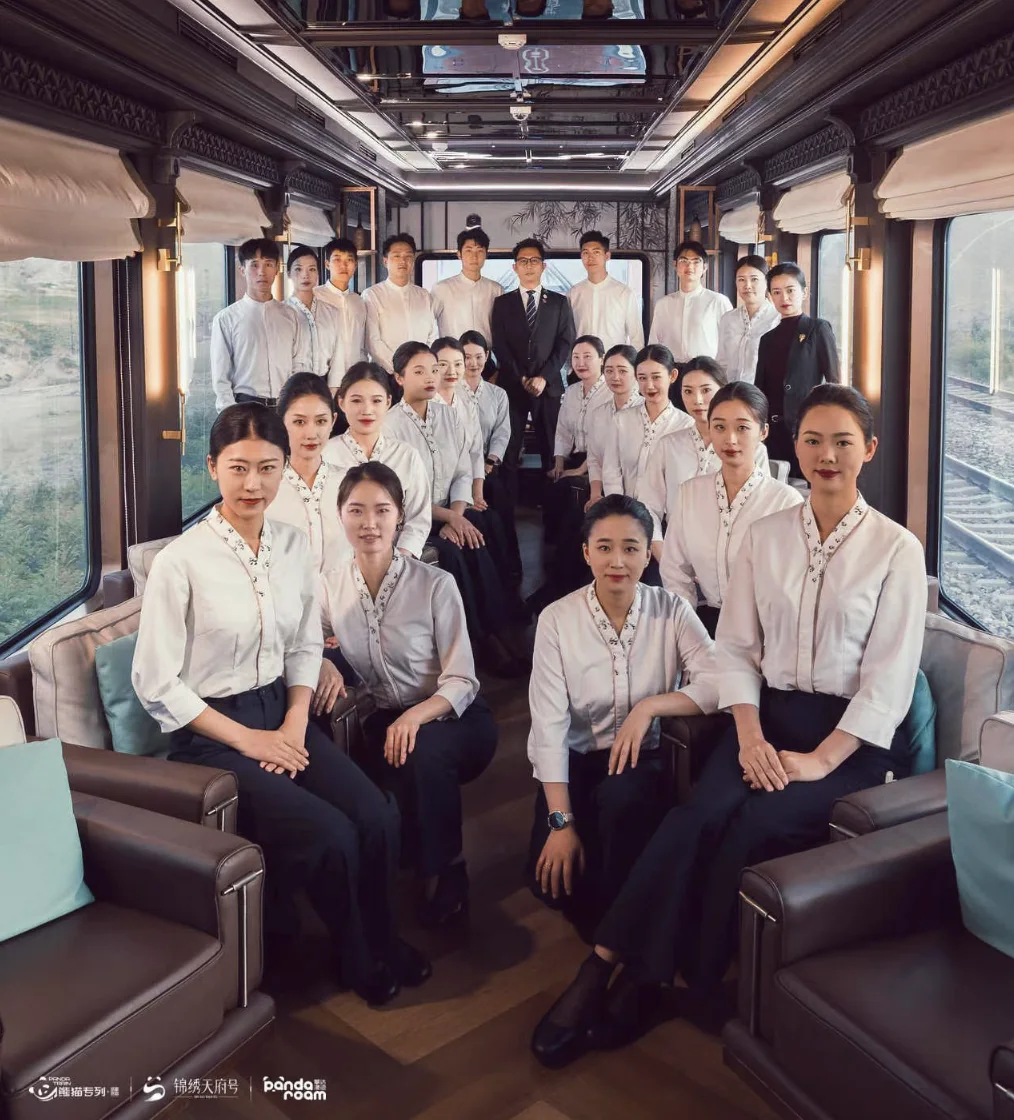 The Tianfu service team pictured in its customer material